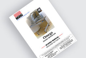 MONO Omega Confectionery Depositors Spare Parts Manual