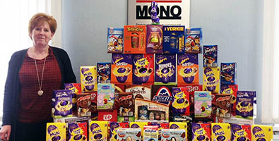 MONO Donates 60 Easter Eggs to Children's Charities