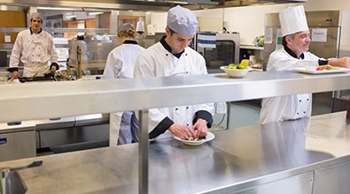 hotel kitchen