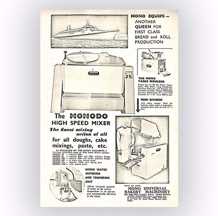 details of the equipment Mono supplied to the QE2